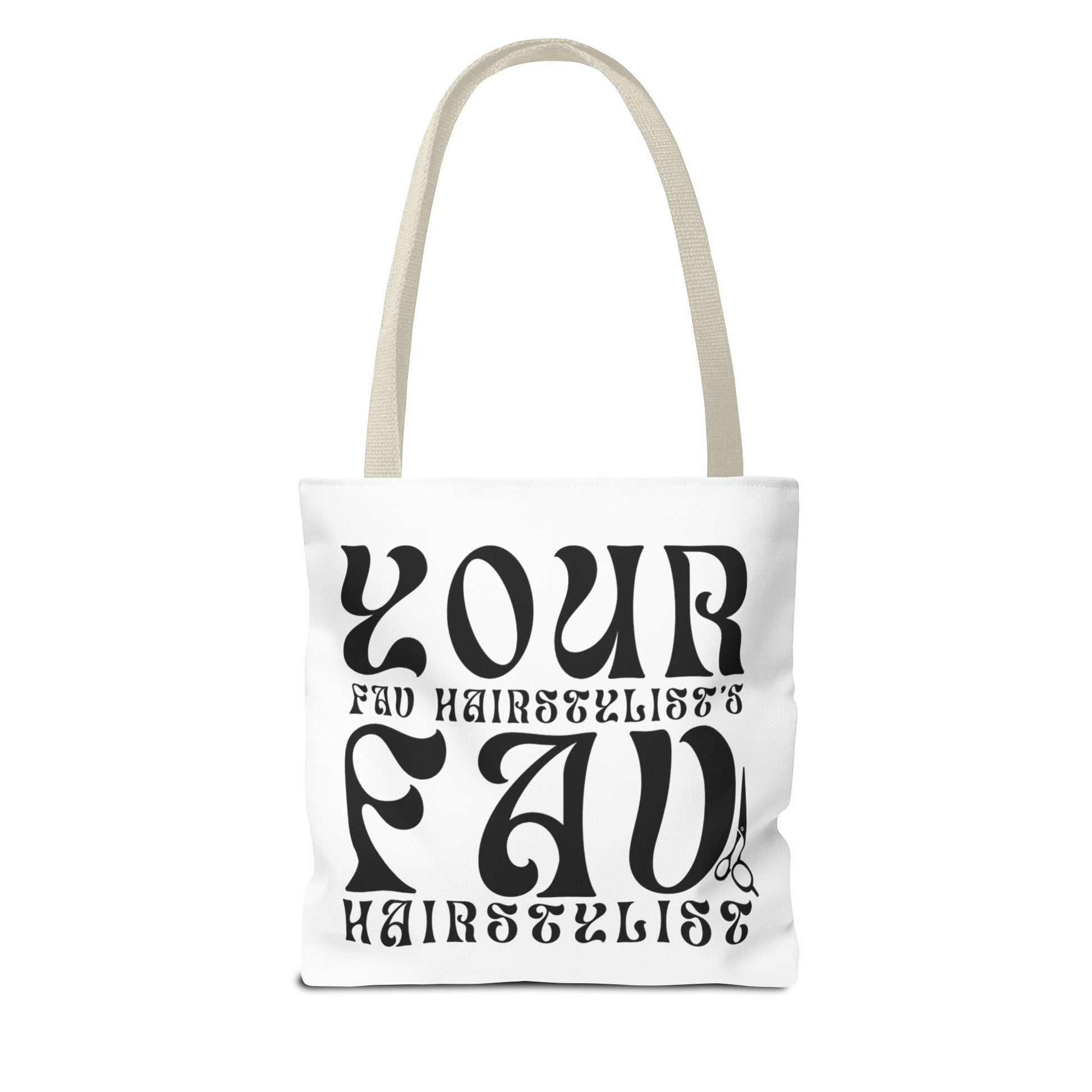 Your Hairstylist's Favorite Tote Bag, Personalized Tote, Gift for Hairdressers, Stylish Carryall, AOP Tote, Hair Salon Accessories