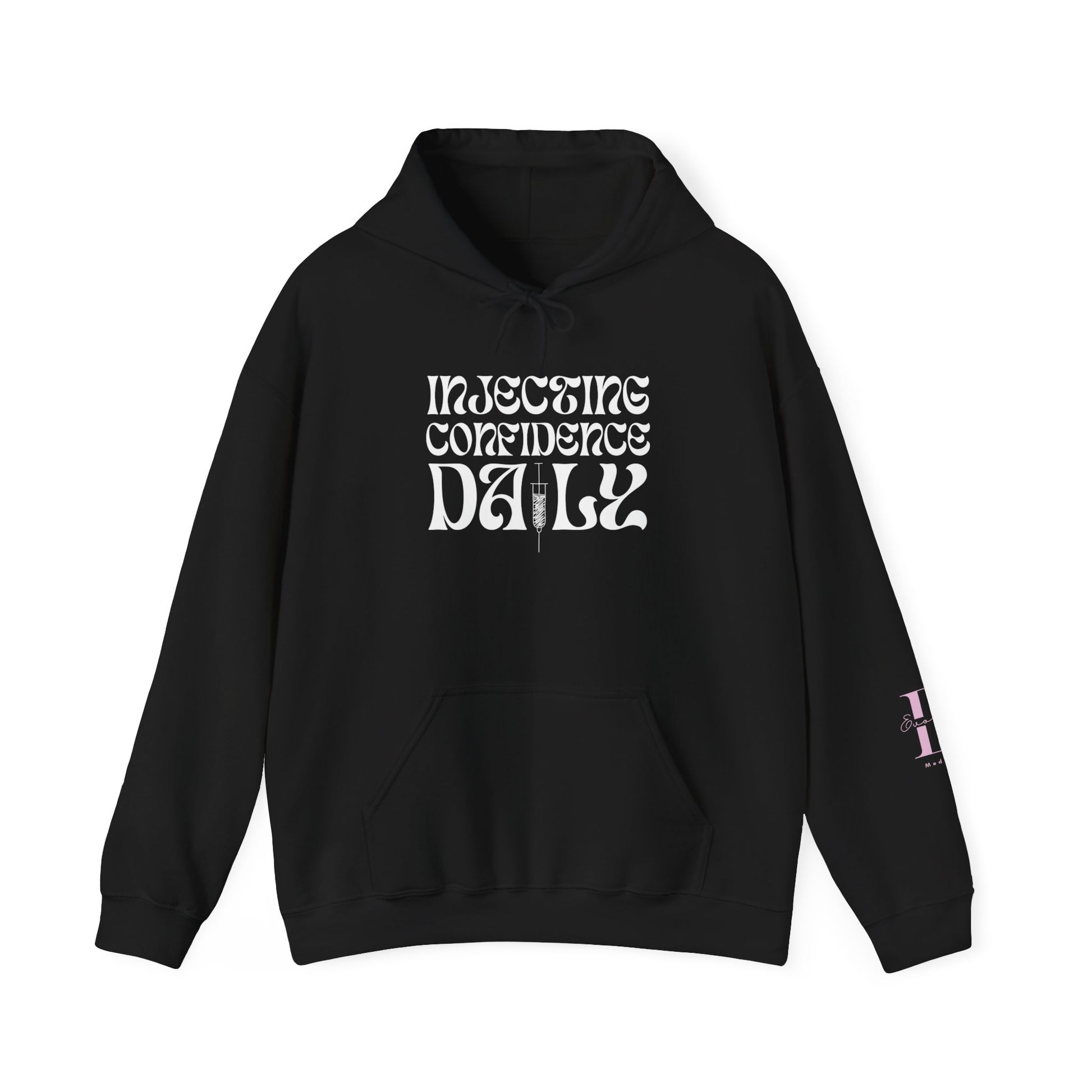 Confidence Injection Hoodie - Unisex Heavy Blend Sweatshirt, Cozy Gift for Self-Love, Daily Inspiration, Motivational Wear, Casual [...]