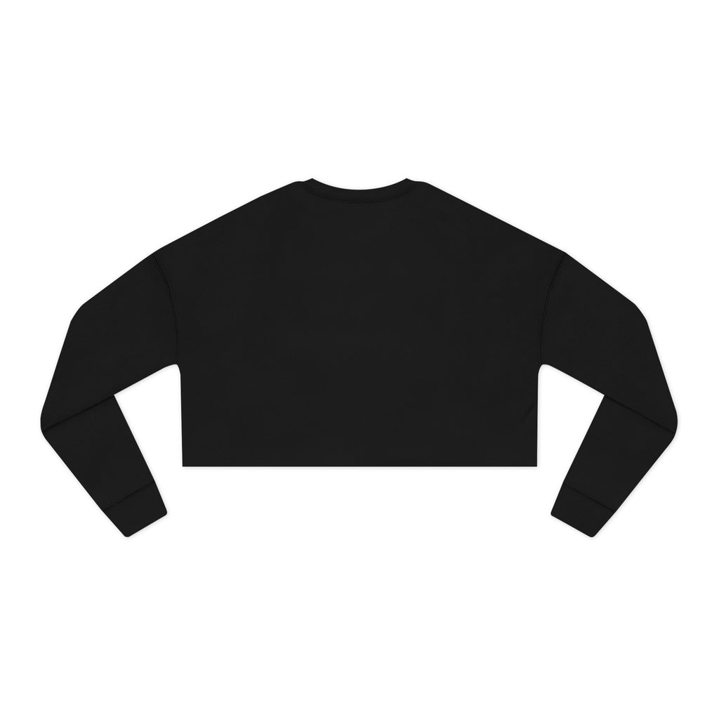 Chic Women's Cropped Sweatshirt, Stylish Casual Wear, Gift for Her, Trendy Fashion Top, Comfortable Lounge Sweatshirt, Street Style