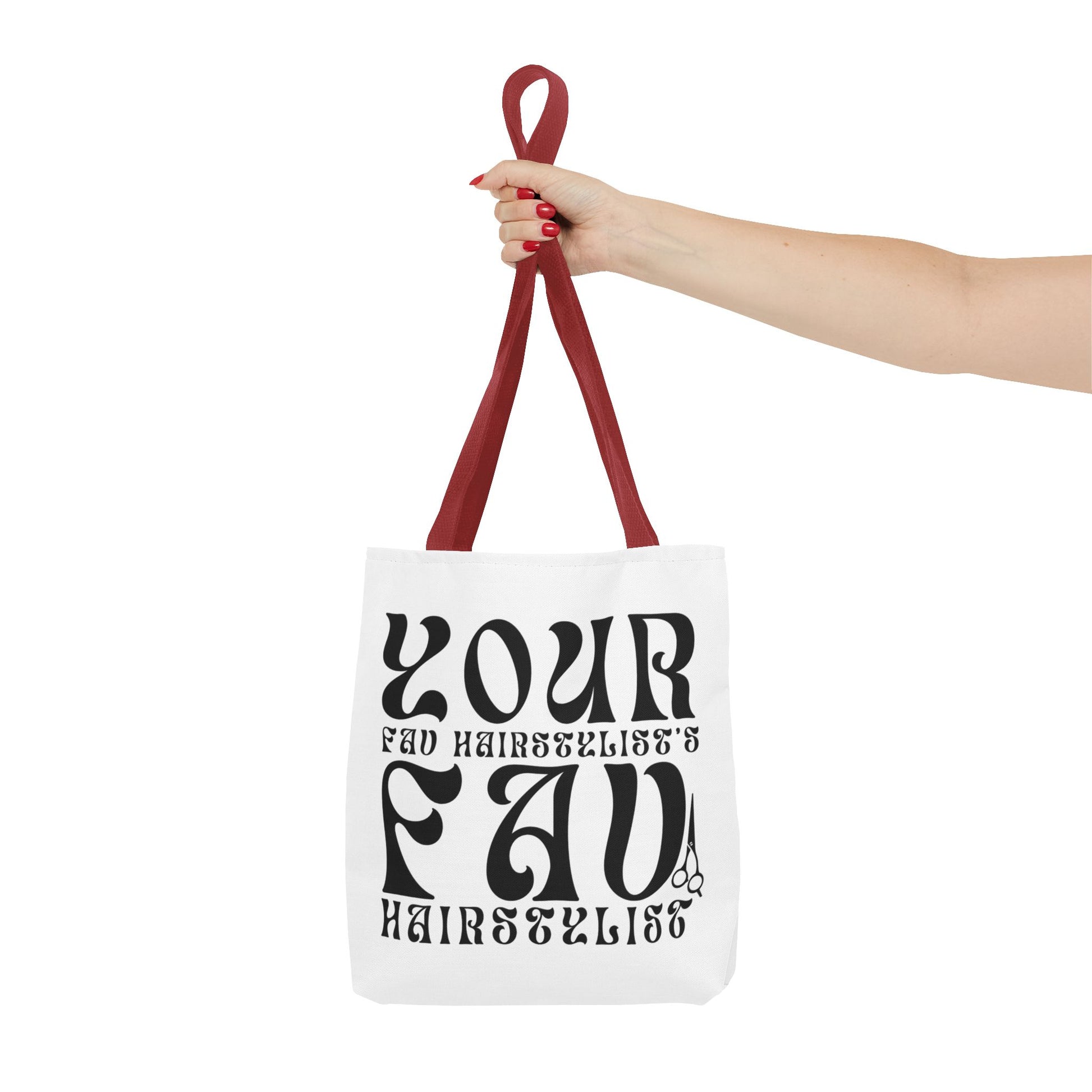 Your Hairstylist's Favorite Tote Bag, Personalized Tote, Gift for Hairdressers, Stylish Carryall, AOP Tote, Hair Salon Accessories