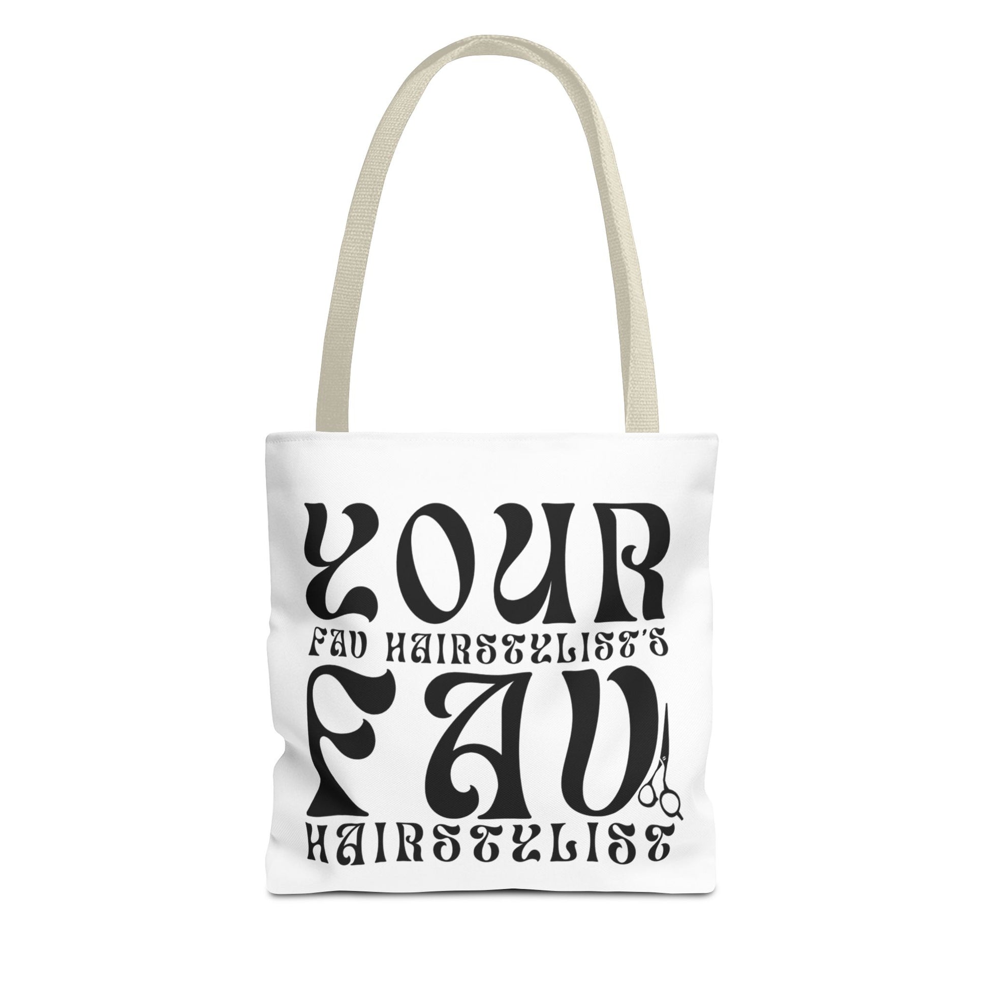 Your Hairstylist's Favorite Tote Bag, Personalized Tote, Gift for Hairdressers, Stylish Carryall, AOP Tote, Hair Salon Accessories