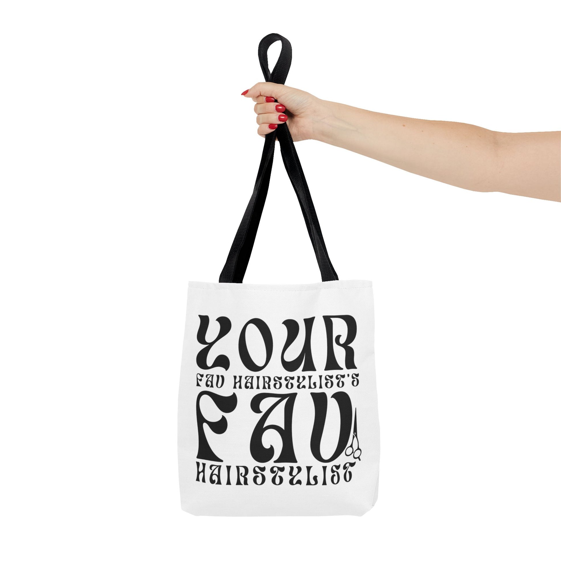 Your Hairstylist's Favorite Tote Bag, Personalized Tote, Gift for Hairdressers, Stylish Carryall, AOP Tote, Hair Salon Accessories