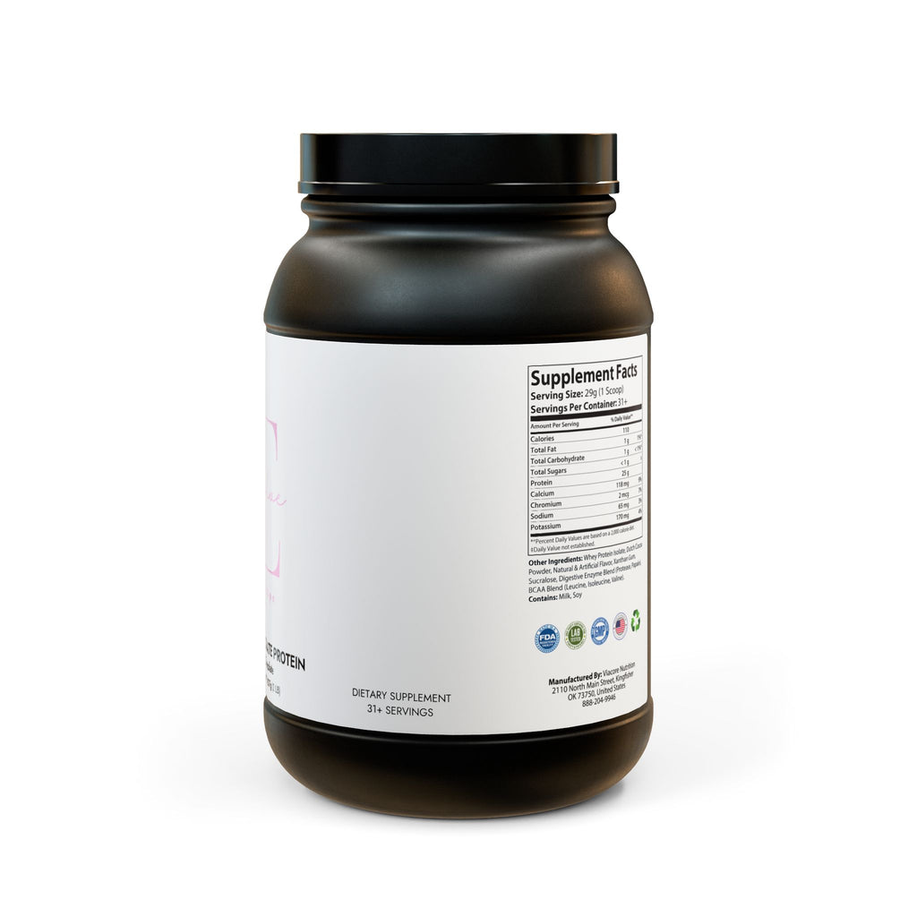 Whey Isolate Protein Supplement (907g, 2lb)