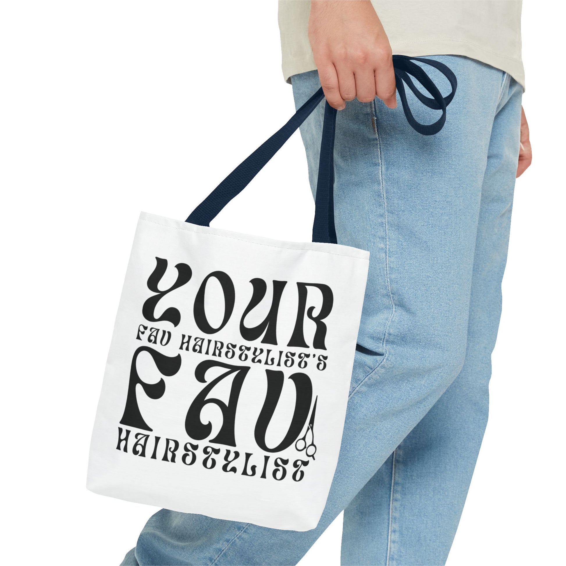 Your Hairstylist's Favorite Tote Bag, Personalized Tote, Gift for Hairdressers, Stylish Carryall, AOP Tote, Hair Salon Accessories
